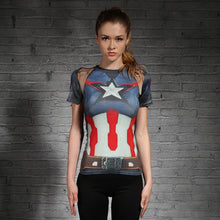 Load image into Gallery viewer, Super Heroes T-Shirt / Cantain America