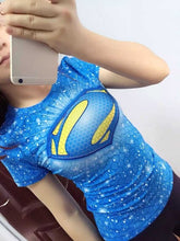 Load image into Gallery viewer, SuperWomen T-Shirt / Blue